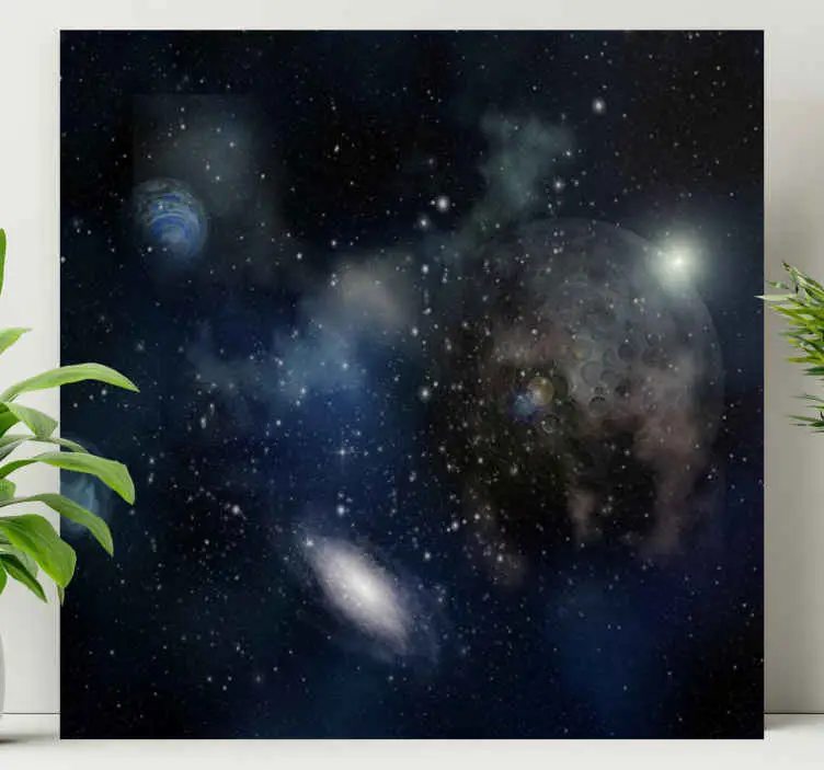 Kanvas dansare galaxutforskningstema Beställ nu