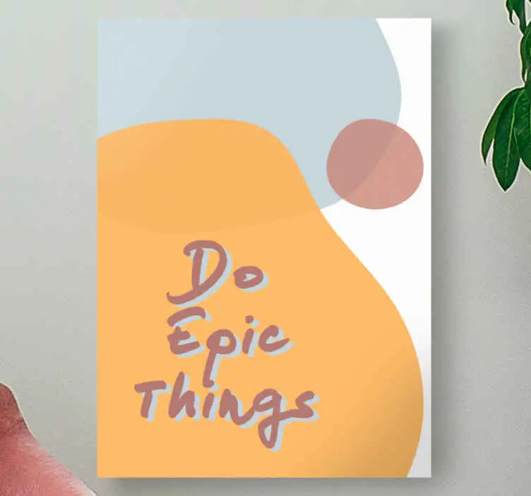 "gör episka saker" citera design sovrumsduk Köp online