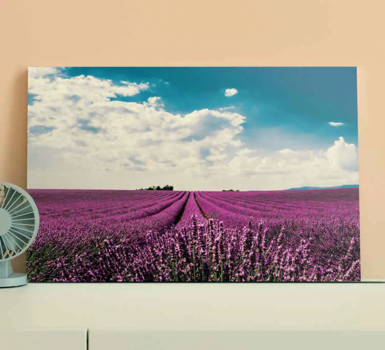 Bästa pris Ljung sunfall blommigcanvas tavla