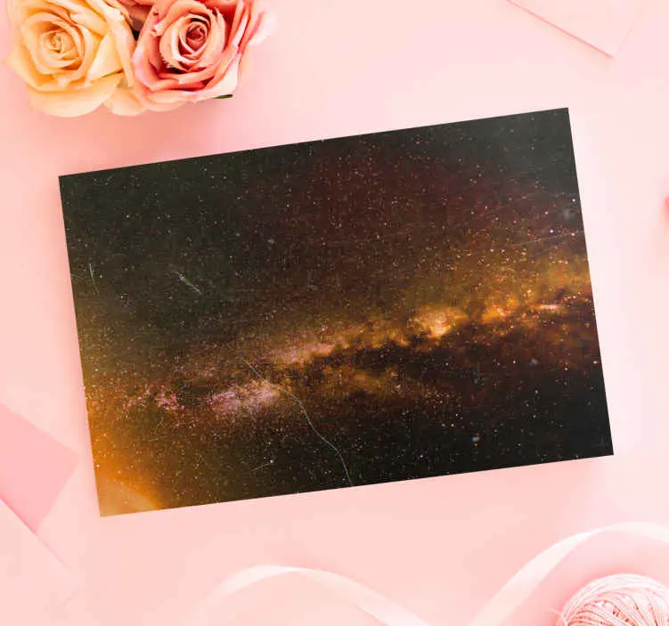 Premium Kanvas dekoration kosmisk galaxscen