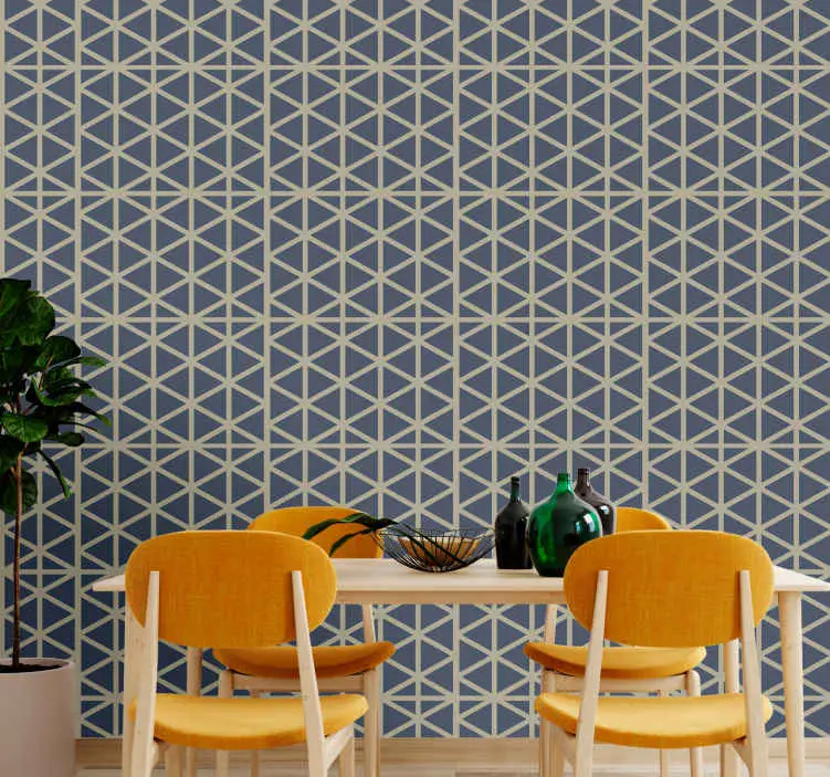 risnedsättning Elegant struktur tapet geometriska former
