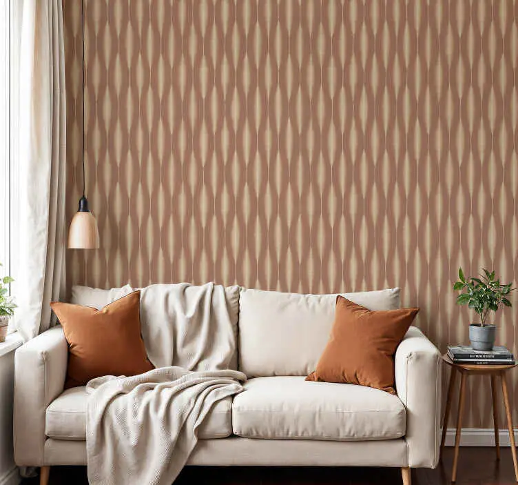 Reapris ikat kasuri mockamousse geometriska tapeter