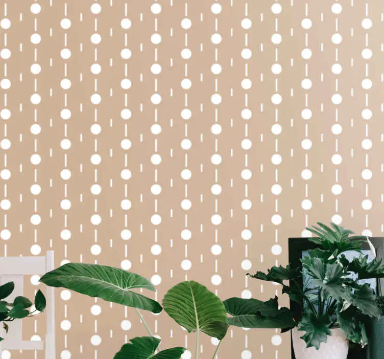 Trygg betalning Tapet cirklar, prickar och polka dots vita cirklar