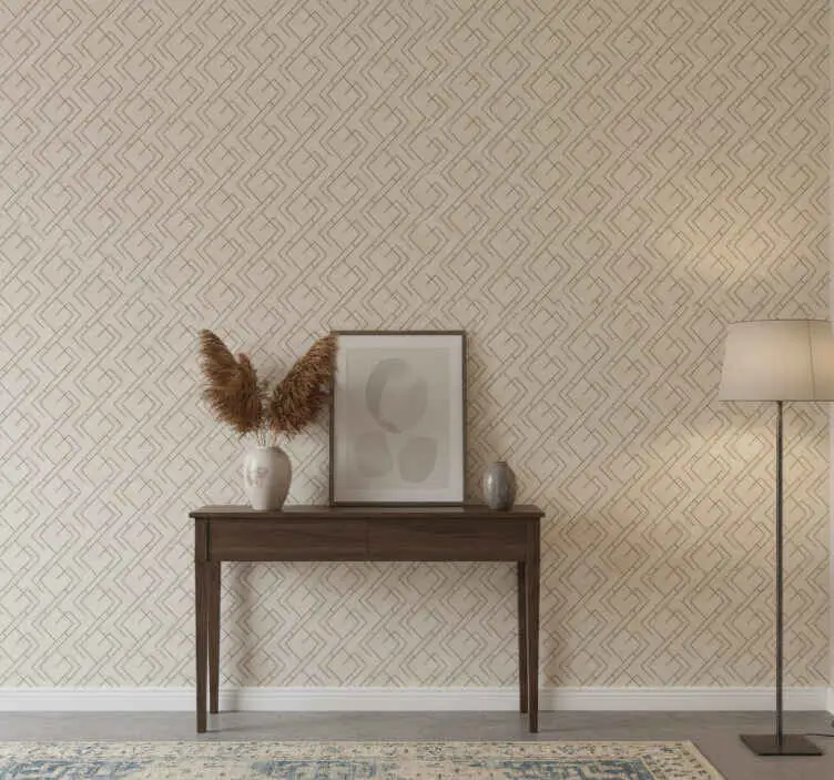 Rabatter Tapet korridor geometrisk labyrintdesign