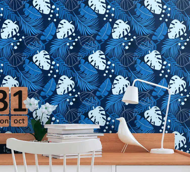 Begränsat antal Tropisk monstera design Tapet blad