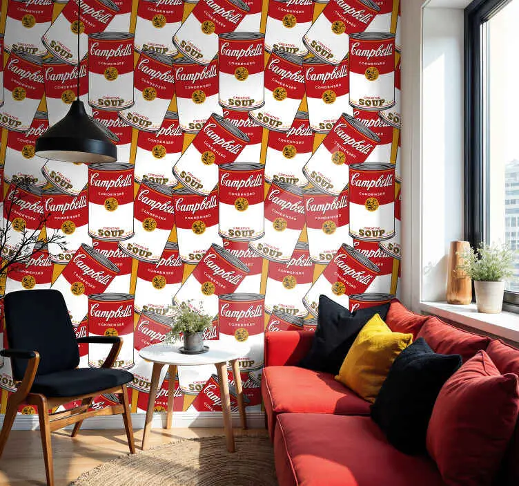 Erbjudandepris Campbells andy warhol Tapet konst