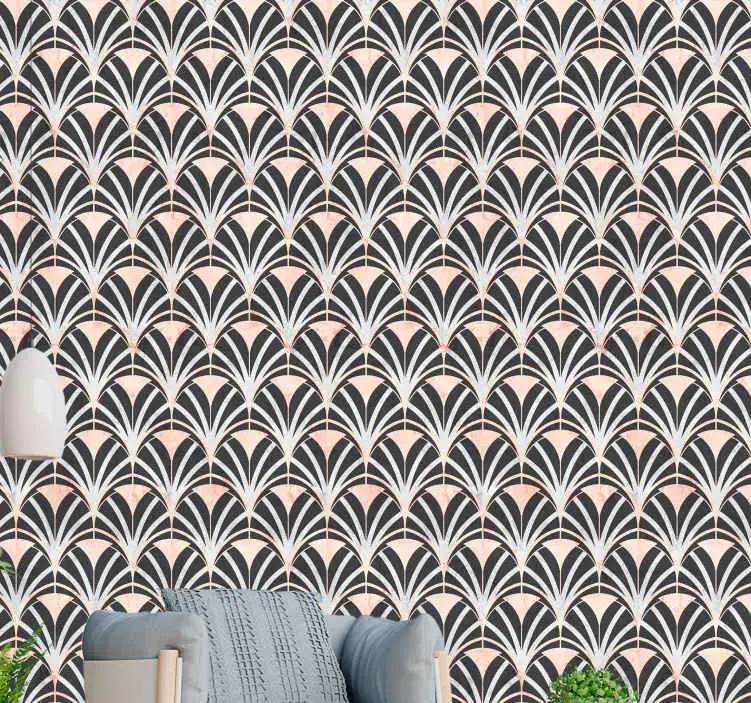 Fynd Art déco fläkt Tapet prydnadsföremål