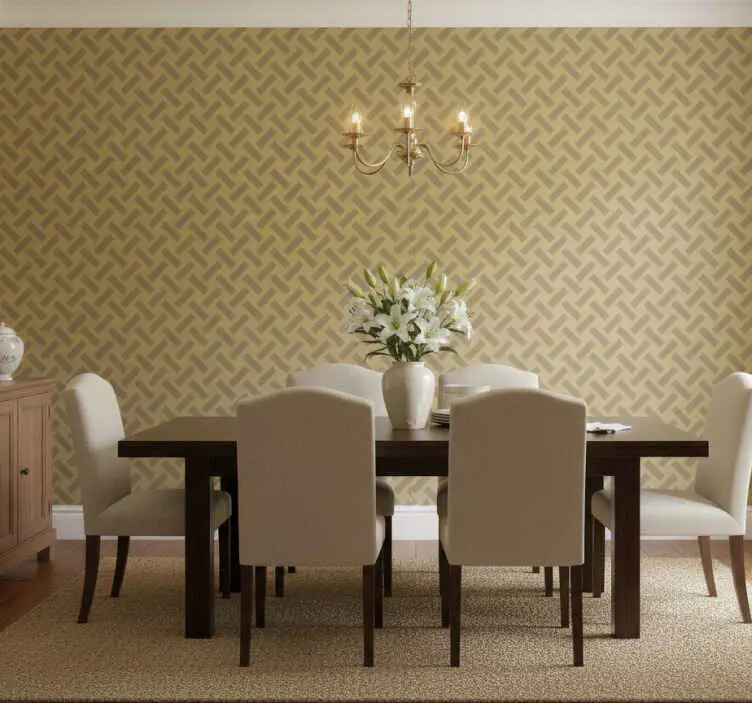 Chevron zigzag tapet matsal Fynd