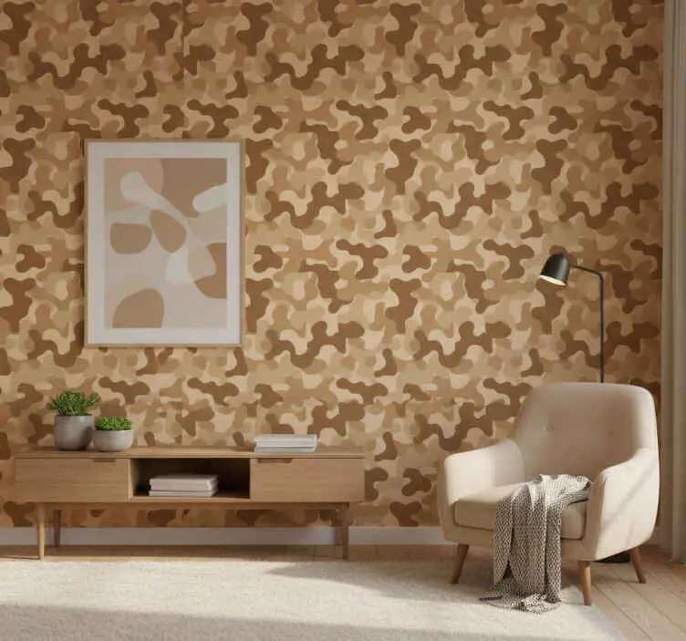 Endast denna vecka Tapet prydnadsföremål abstract camo mönster