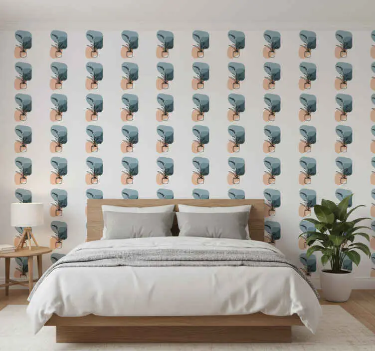 Tapet blommor minimalistisk orkidé design Populärt val
