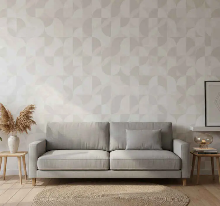 Modern tapet retro vita toner Sista chansen