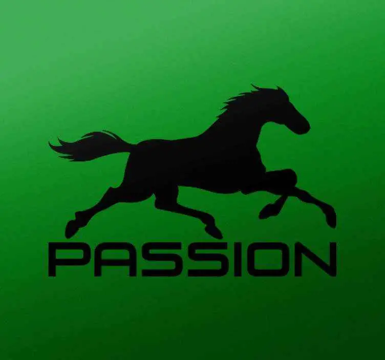 Lägg i varukorgen Häst passion bil dekal