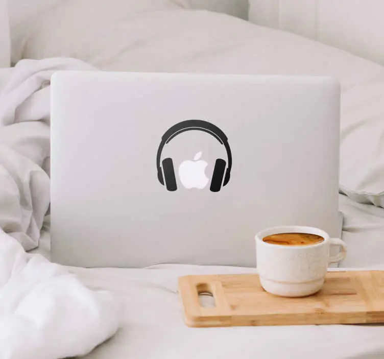 Macbook hörlurar dj dekal Rea