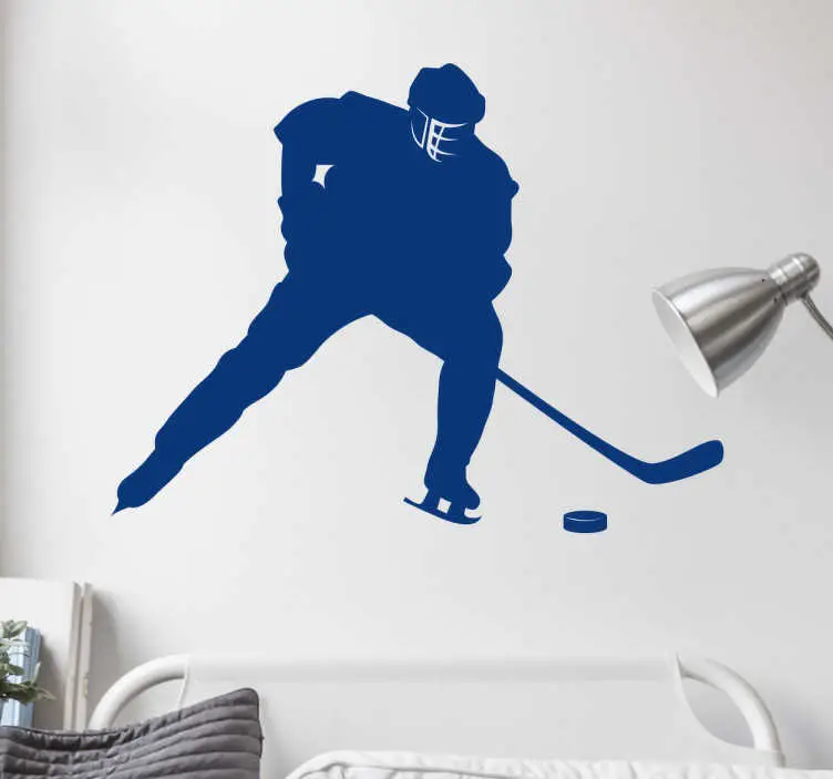 Säker betalning Hockeyspelare väggdekor