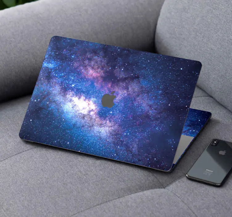 Milky way galaxy science laptop skal Utförsäljning