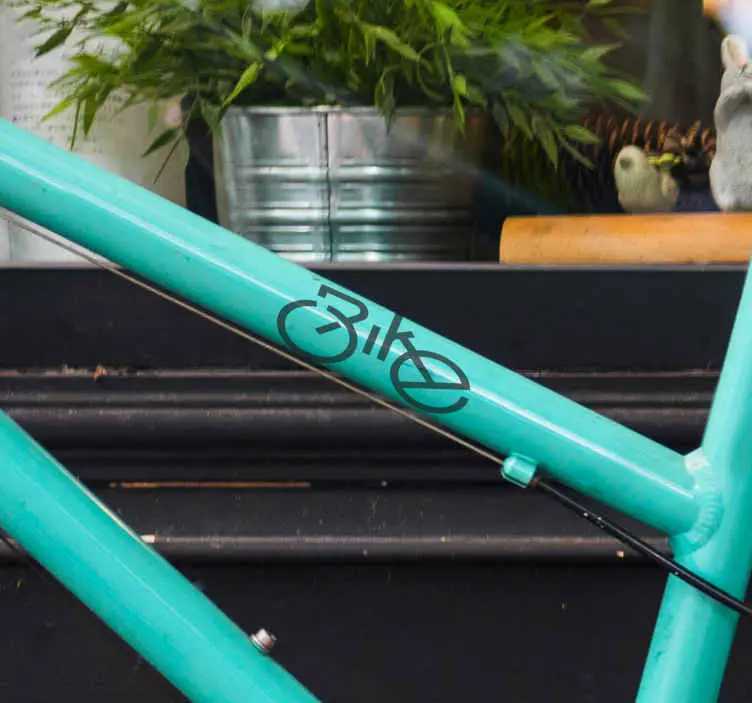 Rabatt Dekorativ cykel text cykel dekal
