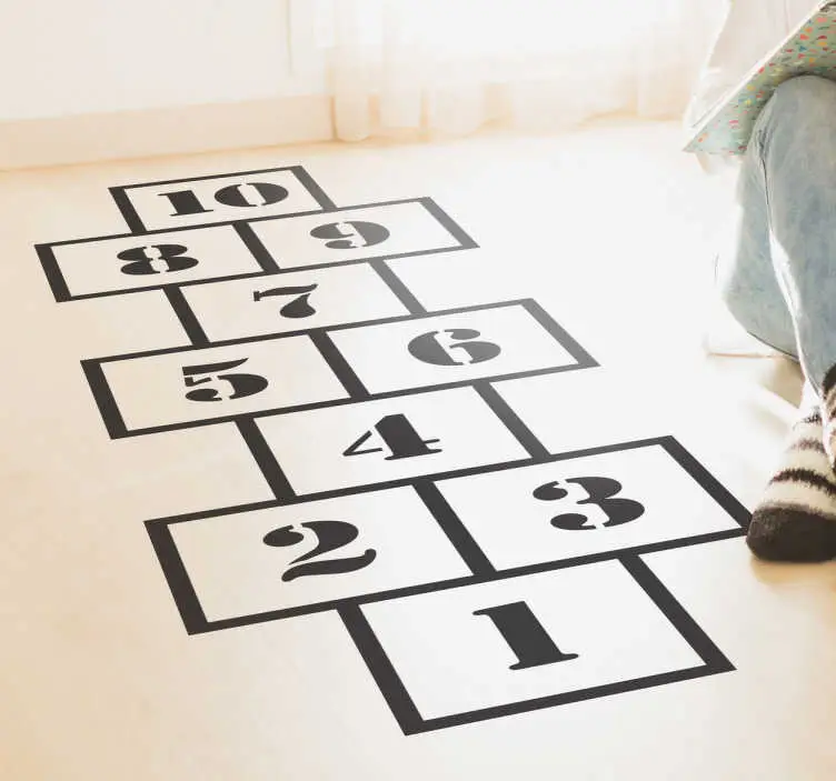 Sänkt pris Moderna hopscotch barn dekaler