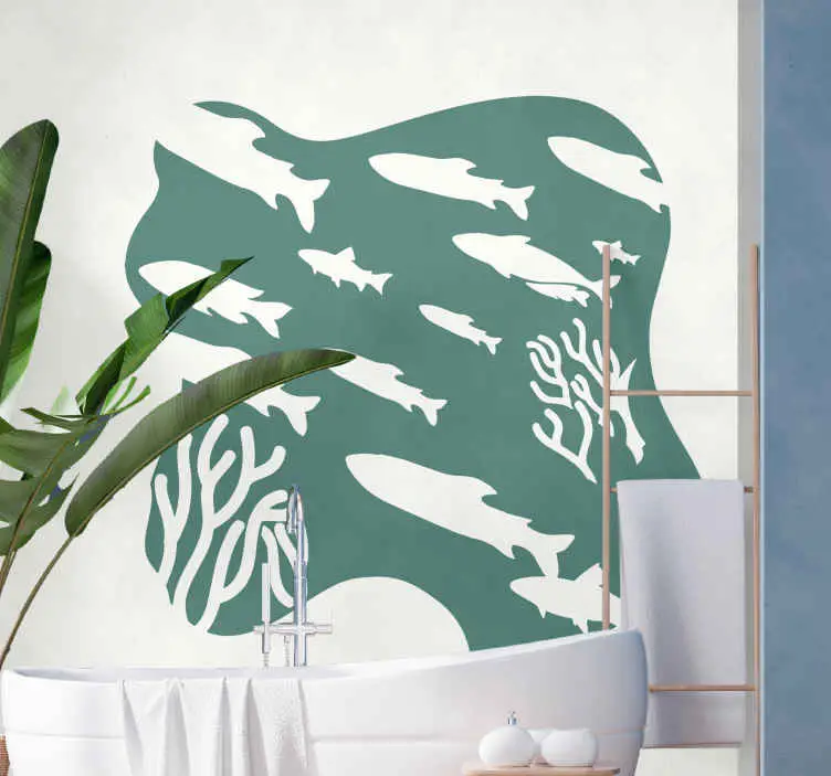 Trygg betalning Fiskar fisk väggdekal