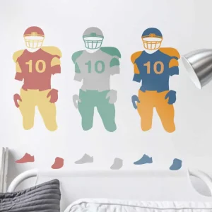 Wallsticker fotbollstrio Lägg i varukorgen