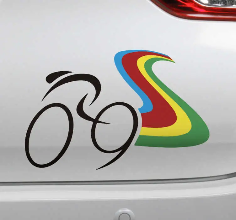 Världsmästare cykelbil dekal Begränsad tid