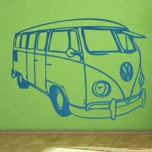 Volkswagen buss bil dekal Rabatter