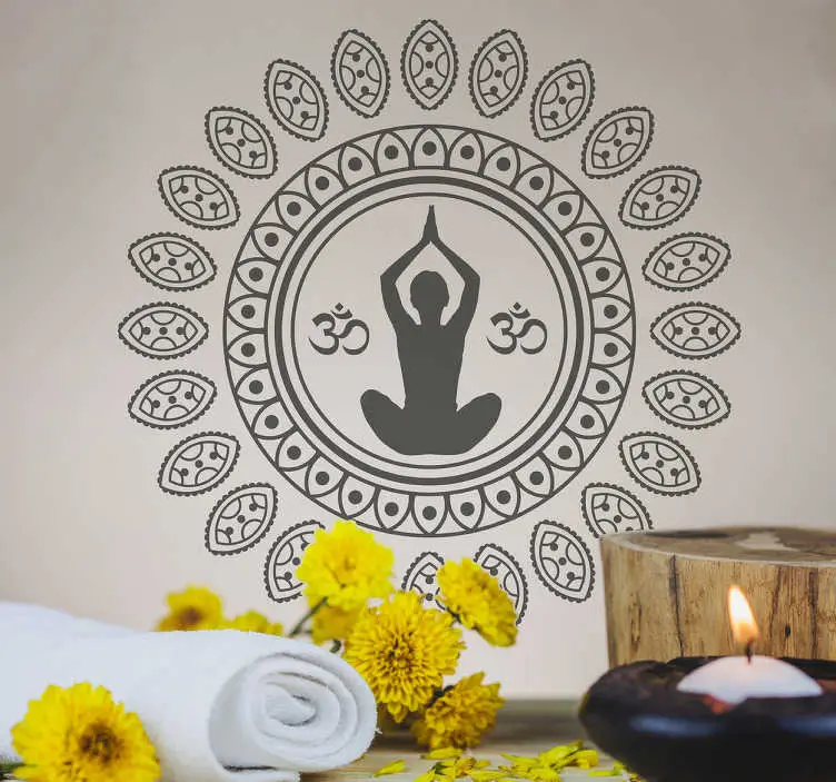 Yoga mandala väggdekor Kampanjpris