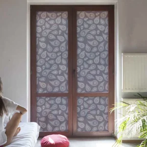Ying yang paisley fönsterdekal Sista chansen