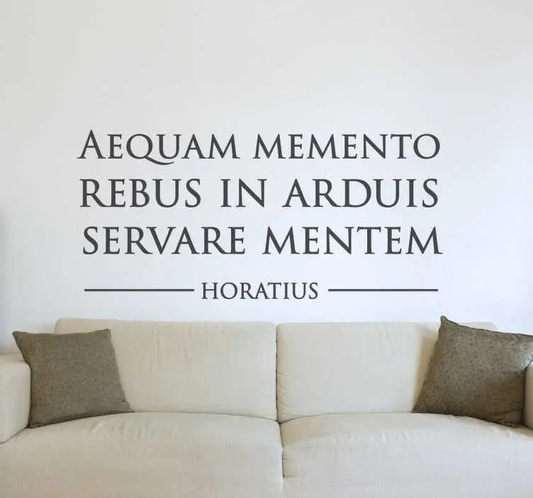 Köp nu Horatius citat på latin