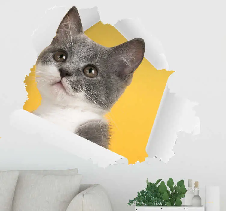 Kampanjpris Väggdekor för katt 3d