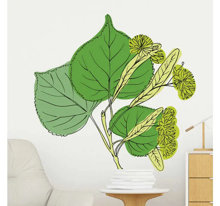 Sänkt pris Lind blommar växtdekor
