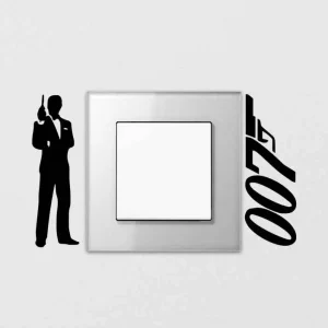 007 klistermärke för skjutljusbrytare Nyhet