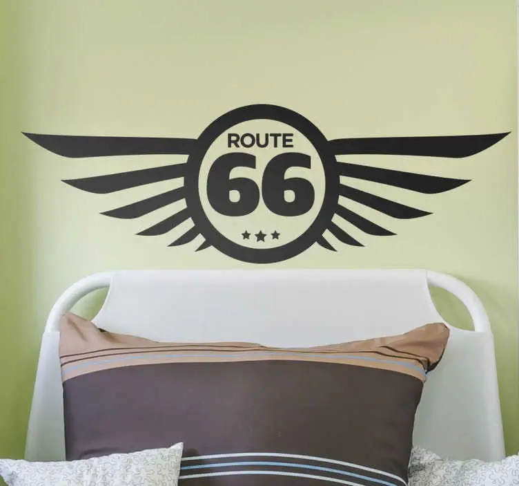 Route 66 dekorativ logo bil dekal Kampanjpris