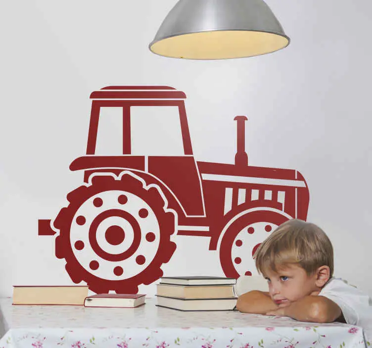 Erbjudande Mono färg traktor leksak dekal