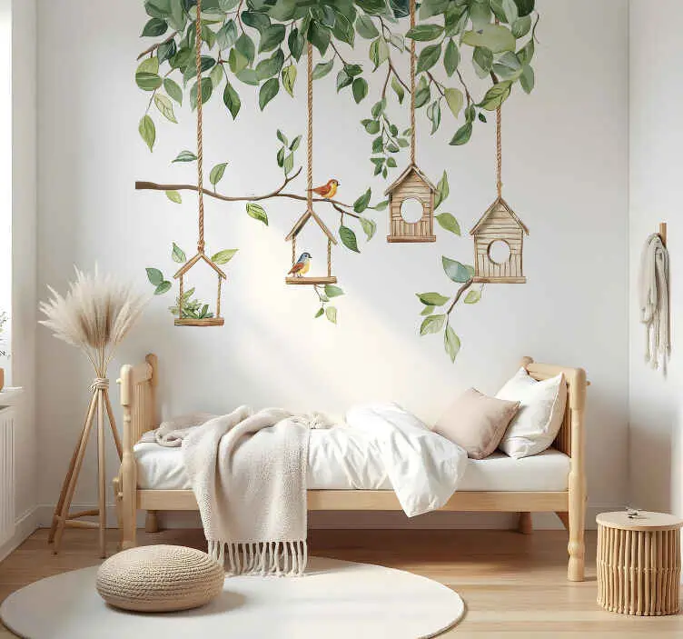 I lager Fågelreservat wallsticker
