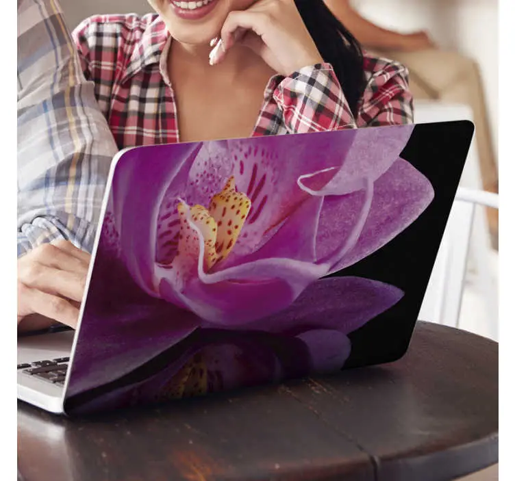 Sista chansen Orkidé blommor laptop hud