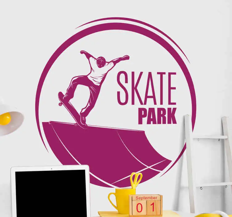 Skate park väggdekal Köp online