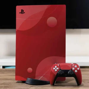Abstrakt suddar klistermärken för bakgrundsstation playstation 5 Billigare