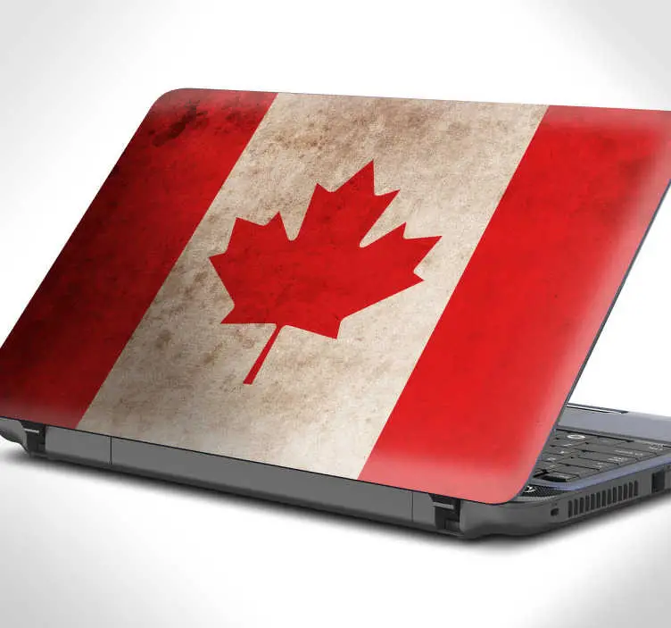Rabatter Kanadensiska flaggan laptop hud