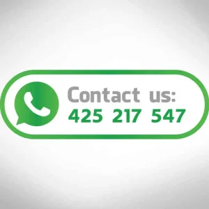 Whatsapp affärer telefonnummer butik fönster klistermärke Premium