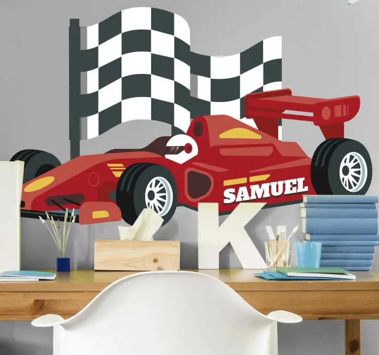 Rabatt 24 timmar le mans illustration väggkonst dekal