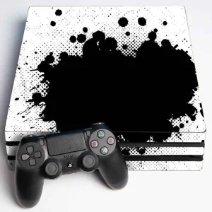 Vit splash ps4 dekal Populär