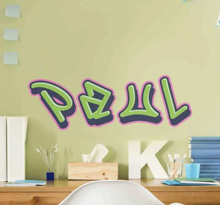 Fantastiskt personligt graffiti urban dekal Kundfavorit