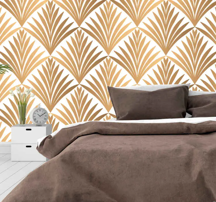 Kampanj Geometriska blad headboard väggdekor