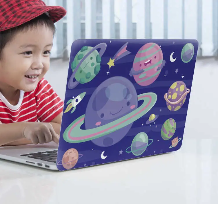 Färgglad astral bärbar datorhud Beställ idag
