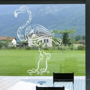 Abstrakt flamingo dekal Reapris
