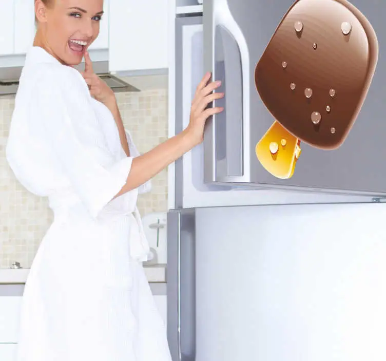 Nyhet Chokladbelagd glassdekal