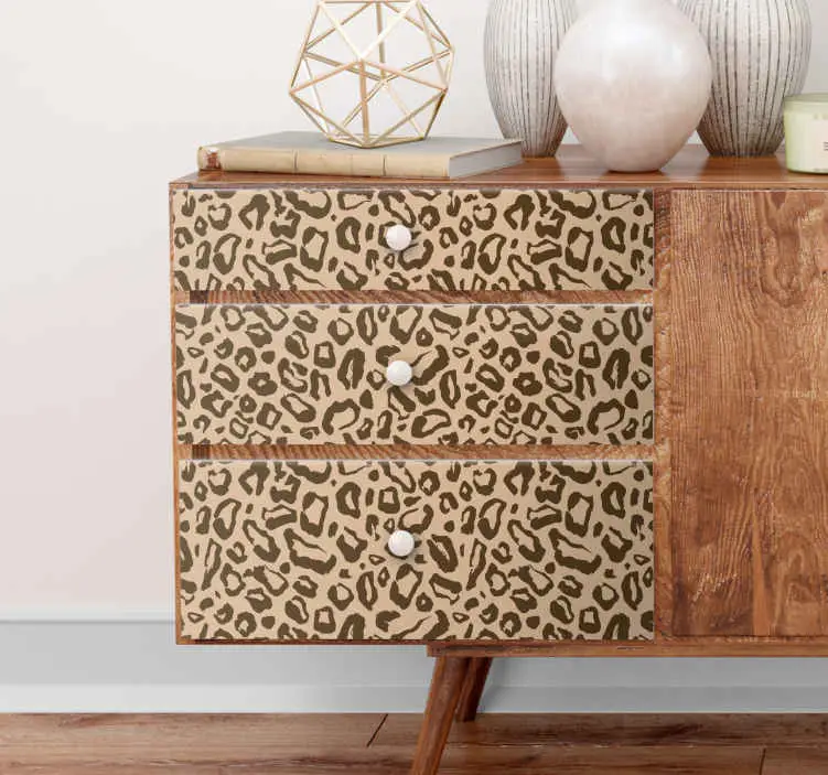 Stora och små leopardfläckar dekaler för möbler Bästa pris