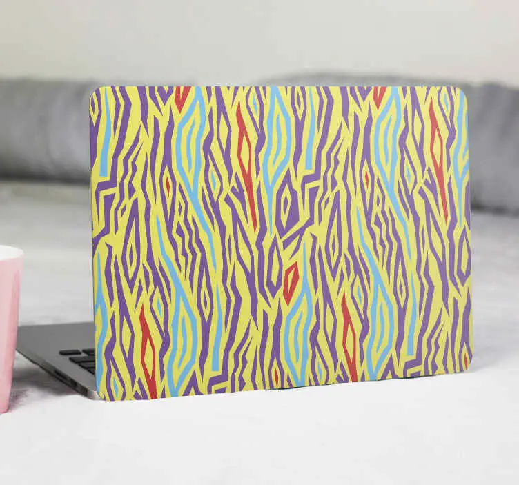 Billig Vintage zebra djur tryck laptop dekal