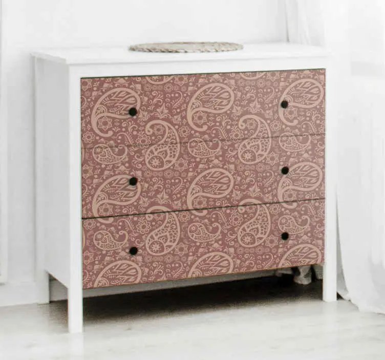Paisley mönster möbel dekal Fynd