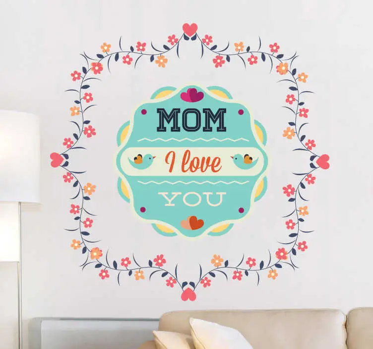 Outlet Mamma jag älskar dig dekal